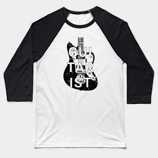 Guitarist Electric Guitar Body Light Theme Baseball T-Shirt